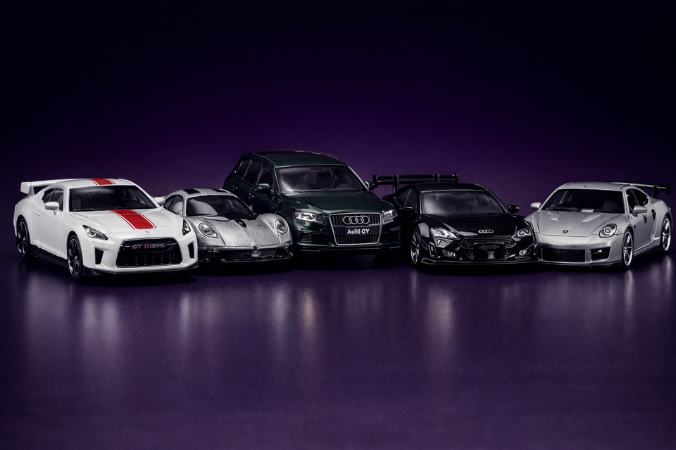 1:64 scale miniature car models